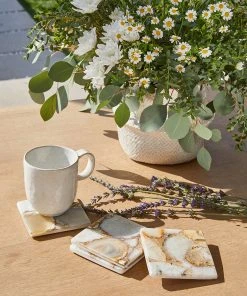 Karen Kane Agate Coasters, Set Of 4 Home