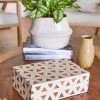 Karen Kane Home Wood Inlay Decorative Box