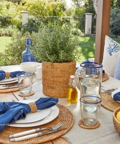 Karen Kane Rattan Basket