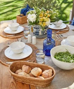 Karen Kane Oval Rattan Basket