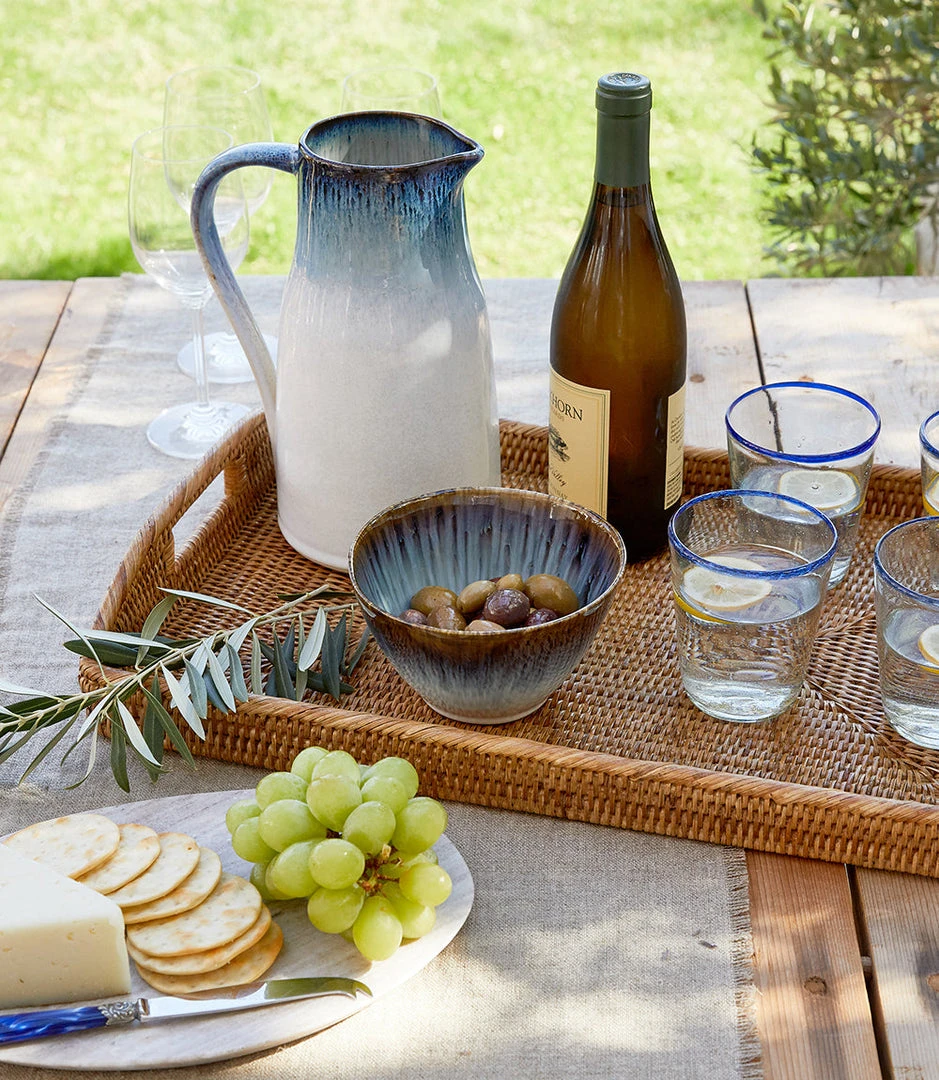 Karen Kane Montecito Glazed Large Pitcher - Elegant Home & Kitchen Tabletop Decor 7 Karen Kane Montecito Glazed Large Pitcher Home