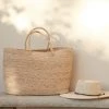Karen Kane Oversized Raffia Braid Beach Bag - Stylish & Spacious Summer Tote 1 Karen Kane Oversized Raffia Braid Beach Bag