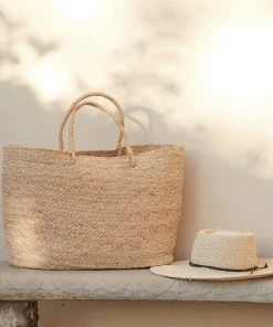 Karen Kane Oversized Raffia Braid Beach Bag