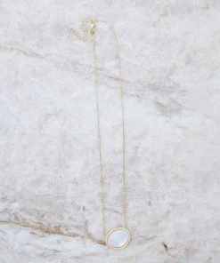 Karen Kane Mother Of Pearl Pendant Necklace