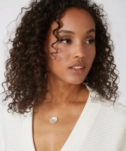 Karen Kane Mother Of Pearl Pendant Necklace