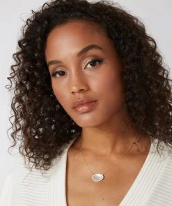 Karen Kane Mother Of Pearl Pendant Necklace