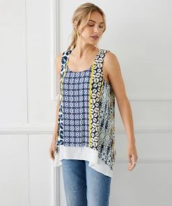 Karen Kane Double Layer Tank Clothing