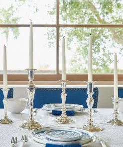 Karen Kane Home Silverplated Candlestick