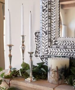 Karen Kane Home Silverplated Candlestick