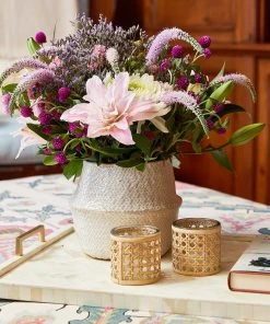 Karen Kane Textured Ceramic Pot Home