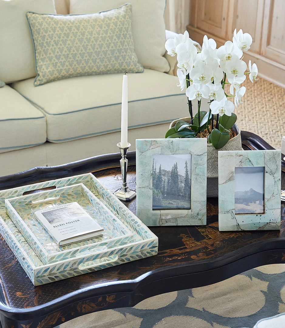 Karen Kane Home Floral Mother Of Pearl Tray - Elegant Decorative Tray for Your Home 10 Karen Kane Home Floral Mother Of Pearl Tray