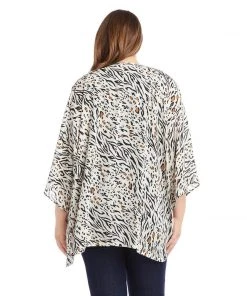 Karen Kane Plus Size Drape Front Jacket