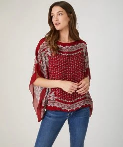 Karen Kane Clothing Boatneck Scarf Top