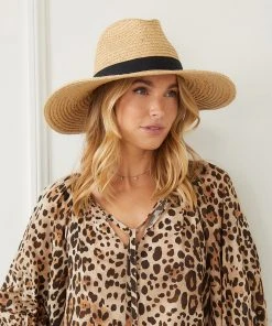 Karen Kane Straw Panama Hat Accessories