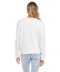 Karen Kane Twist Hem Sweatshirt Clothing