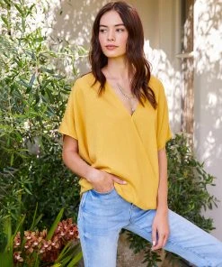 Karen Kane Clothing Oversize Crossover Top