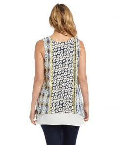 Karen Kane Double Layer Tank Clothing