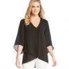 Karen Kane Bracelet Sleeve Asymmetric Top