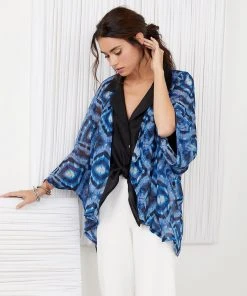Karen Kane Clothing Drape Front Kimono