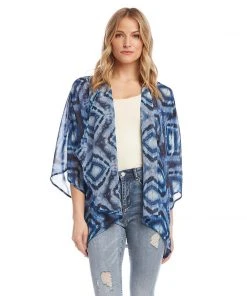 Karen Kane Clothing Drape Front Kimono