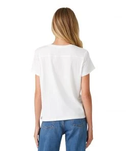 Karen Kane Petites Petite Size Print Short Sleeve Tee