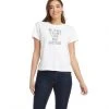 Karen Kane Petites Petite Size Print Short Sleeve Tee