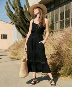 Karen Kane Clothing Lace Inset Dress