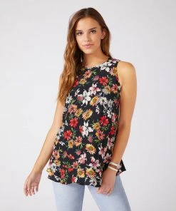 Karen Kane Petite Size Ruffle Hem Tank