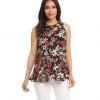 Karen Kane Petite Size Ruffle Hem Tank