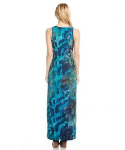 Karen Kane Dresses Side Slit Maxi Dress