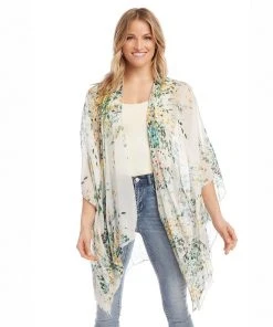 Karen Kane Drape Front Kimono