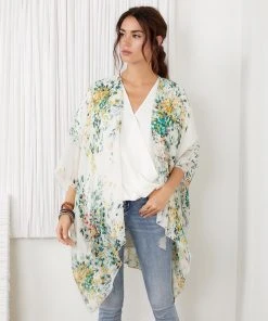 Karen Kane Drape Front Kimono