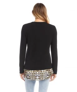 Karen Kane Petite Size Layered Sweater