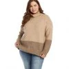 Karen Kane Plus Size Colorblock Sweater