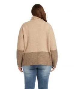 Karen Kane Plus Size Colorblock Sweater