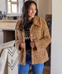Karen Kane Sherpa Fur Jacket