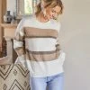 Karen Kane Stripe Sweater Clothing