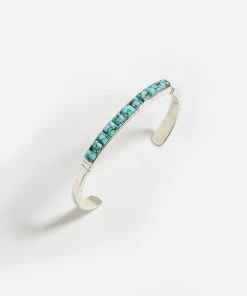 Karen Kane Kingman Turquoise Inlay Cuff Bracelet Accessories