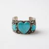 Karen Kane Turquoise Heart Cuff Bracelet Accessories