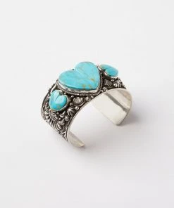 Karen Kane Turquoise Heart Cuff Bracelet Accessories