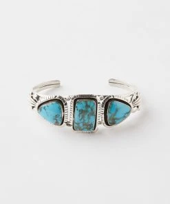Karen Kane Turquoise Inlay Cuff Bracelet