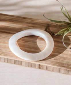 Karen Kane Mother Of Pearl Bangle Bracelet