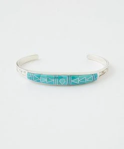Karen Kane Turquoise Inlay Cuff Bracelet