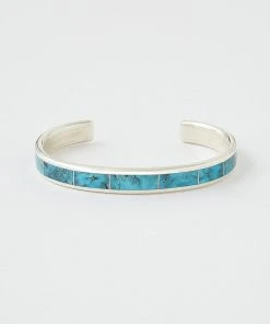 Karen Kane Turquoise Inlay Cuff Bracelet Accessories