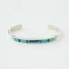 Karen Kane Onyx & Turquoise Inlay Cuff Bracelet Accessories