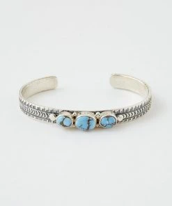 Karen Kane Golden Hill Turquoise Stone Cuff Bracelet Accessories