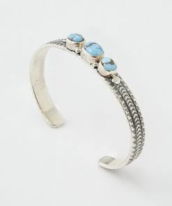 Karen Kane Golden Hill Turquoise Stone Cuff Bracelet Accessories