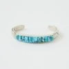 Karen Kane Kingman Turquoise Stone Cuff Bracelet
