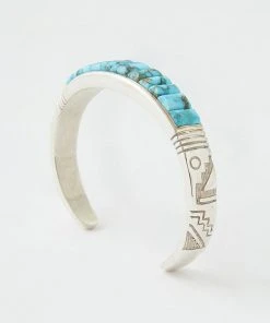 Karen Kane Kingman Turquoise Stone Cuff Bracelet