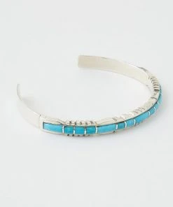 Karen Kane Zuni Turquoise Inlay Cuff Bracelet Accessories